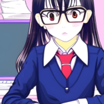勉強する女子中学生2 | 武蔵野個別指導塾 塾で学習する女子中学生 武蔵野個別指導塾