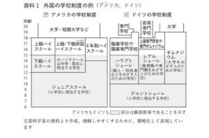 外国の学校制度の例