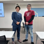 | 武蔵野個別指導塾 伊藤塾弁護士伊関先生と宮川涼 武蔵野個別指導塾