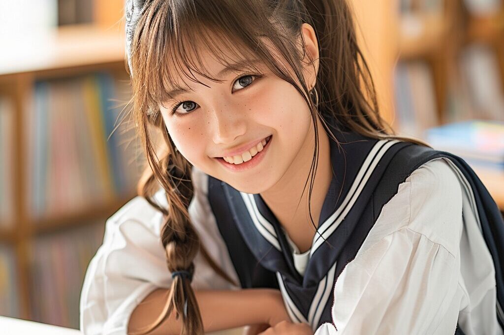 勉強をしている女子高校生２ 武蔵野個別指導塾
