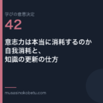 意志力は本当に消耗するのか自我消耗と知識の更新の仕方学びの意思決定 第42回 | 武蔵野個別指導塾 意志力は本当に消耗するのか——自我消耗と、知識の更新の仕方(学びの意思決定 第42回) 武蔵野個別指導塾