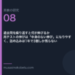 過去問を繰り返すと何が伸びるか——再テストの伸びは「中身のない伸び」になりやすく、詰め込みは1年で3割しか残らない | 武蔵野個別指導塾 過去問を繰り返すと何が伸びるか——再テストの伸びは「中身のない伸び」になりやすく、詰め込みは1年で3割しか残らない 武蔵野個別指導塾