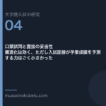 口頭試問と面接の妥当性——構造化は効く、ただし入試面接が学業成績を予測する力はごく小さかった | 武蔵野個別指導塾 口頭試問と面接の妥当性——構造化は効く、ただし入試面接が学業成績を予測する力はごく小さかった 武蔵野個別指導塾