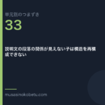説明文の段落の関係が見えない子は構造を再構成できない | 武蔵野個別指導塾 説明文の段落の関係が見えない子は構造を再構成できない(単元別のつまずき研究 第33回のアイキャッチ) 武蔵野個別指導塾