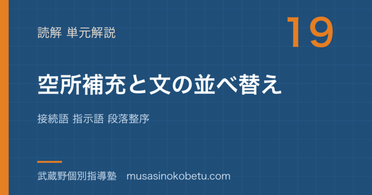 【中学受験国語】空所補充と文の並べ替えを図解で総まとめ—接続語 指示語 段落整序のアイキャッチ