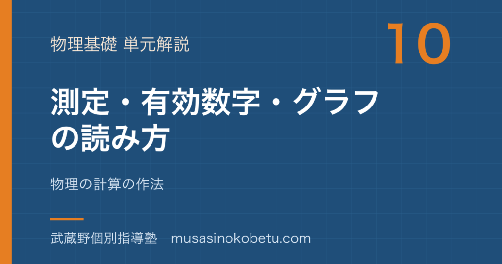 物理基礎測定有効数字グラフの読み方を図解で総まとめ物理の計算の作法のアイキャッチ | 武蔵野個別指導塾 【物理基礎】測定・有効数字・グラフの読み方を図解で総まとめ—物理の計算の作法のアイキャッチ 武蔵野個別指導塾