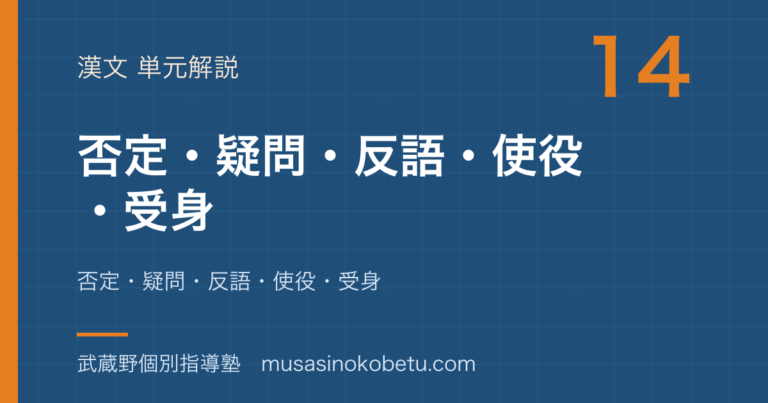 【高校漢文】句形を図解で総まとめ①—否定・疑問・反語・使役・受身のアイキャッチ