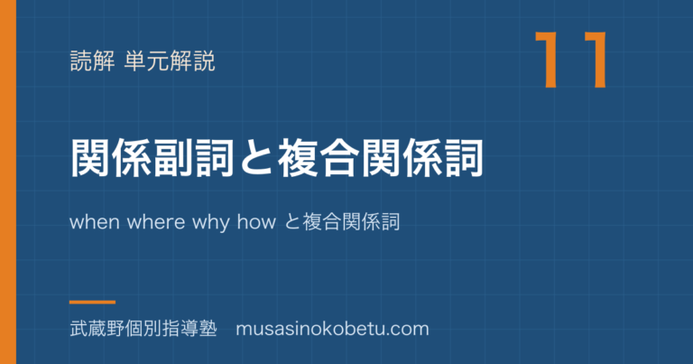 【高2英文法】関係副詞を図解で総まとめ—when where why how と複合関係詞のアイキャッチ
