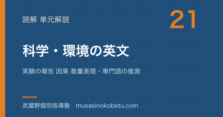 【高校英語 読解】科学 環境の英文を図解で総まとめ—実験の報告 因果 数量表現・専門語の推測のアイキャッチ