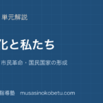 歴史総合近代化と私たちを図解で総まとめ産業革命市民革命国民国家の形成のアイキャッチ | 武蔵野個別指導塾 【歴史総合】近代化と私たちを図解で総まとめ—産業革命・市民革命・国民国家の形成のアイキャッチ 武蔵野個別指導塾