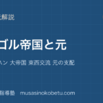 世界史探究モンゴル帝国と元を図解で総まとめチンギス ハン 大帝国 東西交流 元の支配のアイキャッチ | 武蔵野個別指導塾 【世界史探究】モンゴル帝国と元を図解で総まとめ—チンギス ハン 大帝国 東西交流 元の支配のアイキャッチ 武蔵野個別指導塾
