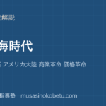 世界史探究大航海時代を図解で総まとめ航路の開拓 アメリカ大陸 商業革命 価格革命のアイキャッチ | 武蔵野個別指導塾 【世界史探究】大航海時代を図解で総まとめ—航路の開拓 アメリカ大陸 商業革命 価格革命のアイキャッチ 武蔵野個別指導塾
