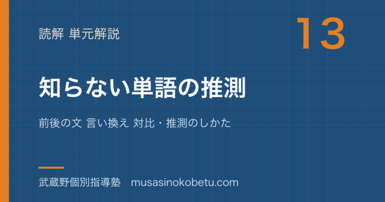 【中学英語 読解】知らない単語の推測を図解で総まとめ—前後の文 言い換え 対比・推測のしかたのアイキャッチ