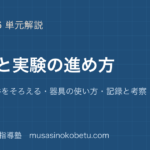 小学理科観察と実験の進め方を図解で総まとめ予想条件をそろえる器具の使い方記録と考察のアイキャッチ | 武蔵野個別指導塾 【小学理科】観察と実験の進め方を図解で総まとめ—予想・条件をそろえる・器具の使い方・記録と考察のアイキャッチ 武蔵野個別指導塾