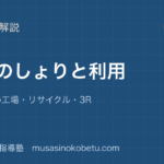 小4社会ごみのしょりと利用を図解で総まとめ分別清掃工場リサイクル3Rのアイキャッチ | 武蔵野個別指導塾 【小4社会】ごみのしょりと利用を図解で総まとめ—分別・清掃工場・リサイクル・3Rのアイキャッチ 武蔵野個別指導塾