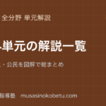 中学社会 全34単元の解説一覧のアイキャッチ | 武蔵野個別指導塾 中学社会 全34単元の解説一覧のアイキャッチ 武蔵野個別指導塾