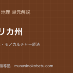 中学地理アフリカ州を図解で総まとめ自然と歴史モノカルチャー経済のアイキャッチ | 武蔵野個別指導塾 【中学地理】アフリカ州を図解で総まとめ—自然と歴史・モノカルチャー経済のアイキャッチ 武蔵野個別指導塾