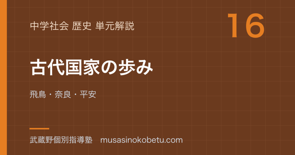 中学歴史古代国家の歩みを図解で総まとめ飛鳥奈良平安のアイキャッチ | 武蔵野個別指導塾 【中学歴史】古代国家の歩みを図解で総まとめ—飛鳥・奈良・平安のアイキャッチ 武蔵野個別指導塾